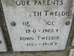 TWEEDIE John 1885-1970 & Elizabeth HUGO 1910-1968 