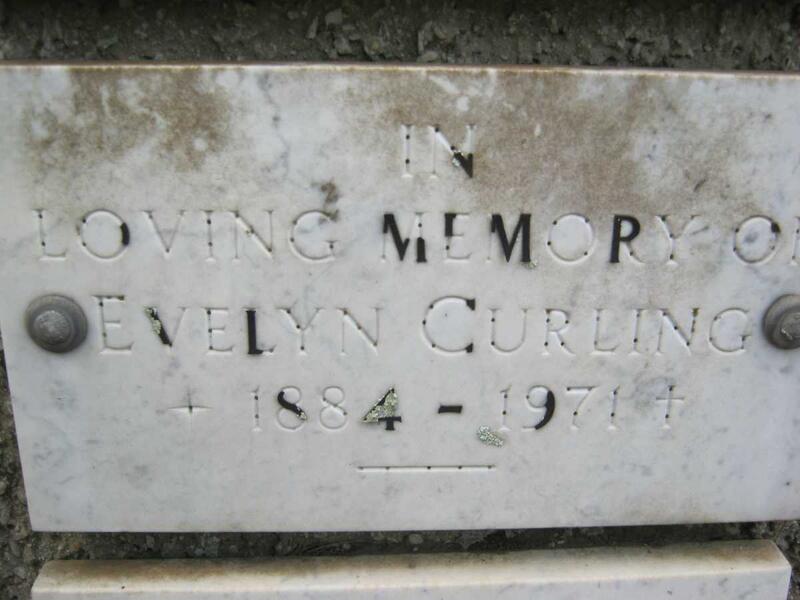 CURLING Evelyn 1884-1971