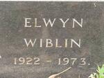 WIBLIN Elwyn 1922-1973