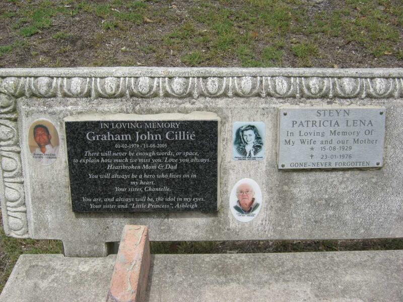 CILLIE Graham John 1979-2005 :: STEYN Patricia Lena 1929-1976
