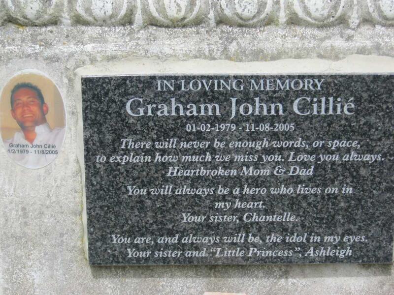 CILLIE Graham John 1979-2005 