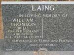 LAING William Thomson 1922-1978