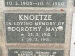 KNOETZE Dorothy May 1912-1991