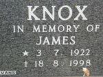 KNOX James 1922-1998