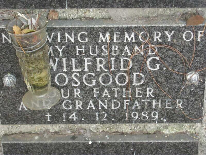 OSGOOD Wilfred G. -1989