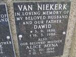 NIEKERK Dawid, van 1896-1986 & Alice Myna 1898-1990