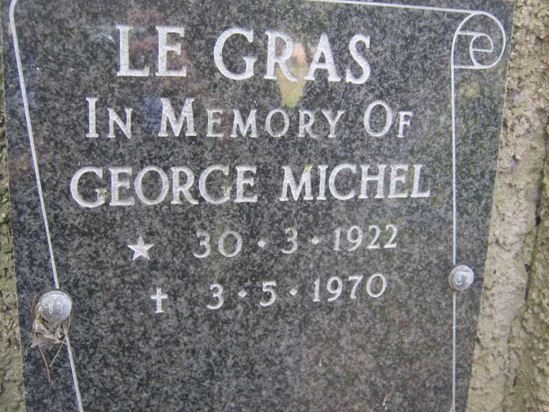 GRAS George Michel, le 1922-1970