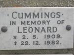 CUMMINGS Leonard 1909-1982
