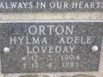 ORTON Hylma Adele Loveday 1904-1983