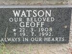WATSON Geoff 1908-1992