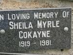 COKAYNE Sheila Myrle 1919-1981