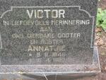 VICTOR Annatjie 1946-1982
