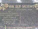 MERWE Jacobus Mynhardt, van der 1911-1979