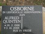 OSBORNE Alfred Quinten 1926-2005
