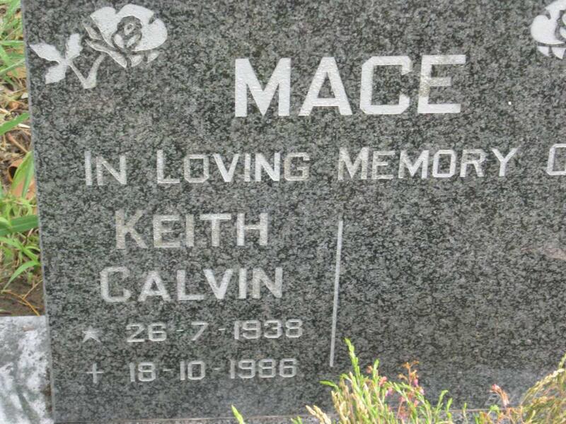 MACE Keith Calvin 1938-1986