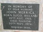 MERRICK John 1922-1974
