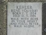 KEHLER Rene nee OLIVIER 1934-1986