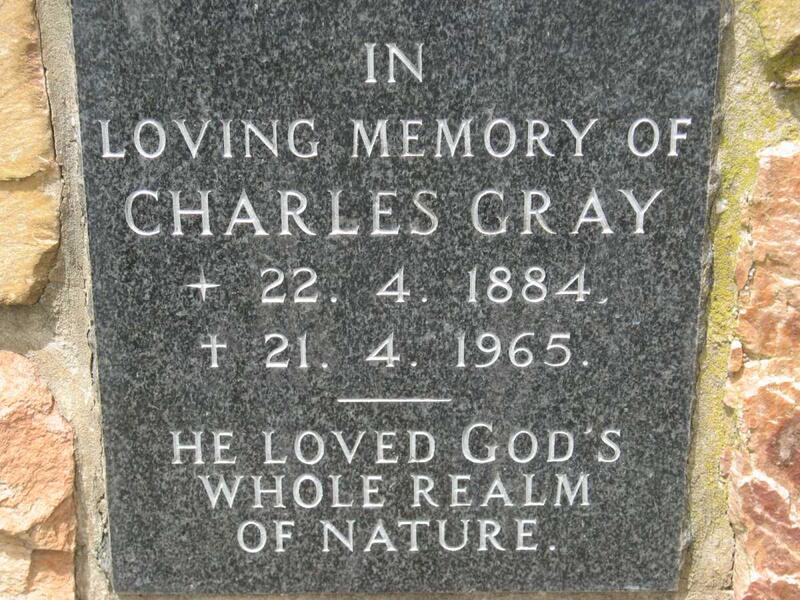 GRAY Charles 1884-1965