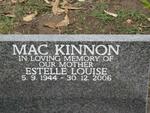 MAC KINNON Estelle Louise 1944-2006