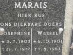 MARAIS Wessel 1901-1983 & Josephine 1903-1977