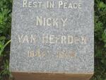HEERDEN Nicky, van 1942-1978