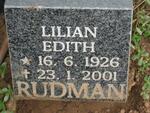 RUDMAN Lilian Edith 1926-2001