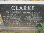 CLARKE A.G.T. 1917-1971 & Lilly 1910-1997