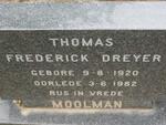 MOOLMAN Thomas Frederick Dreyer 1920-1982