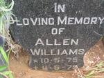 WILLIAMS Allen 1975-1975