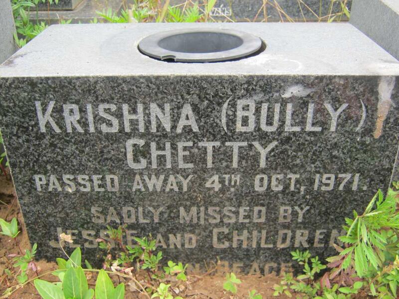 CHETTY Krishna -1971