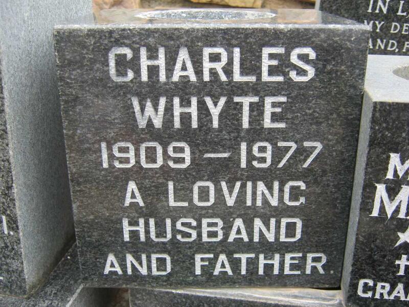 WHYTE Charles 1909-1977