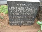 ODELL Eleanor 1882-1968 :: WILLIAMSON Margery 1913-2001