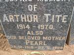 TITE Arthur 1914-1970 & Pearl 1918-1988