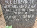 SPIES Arnold 1923-1971
