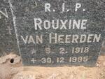 HEERDEN Rouxine, van 1918-1995