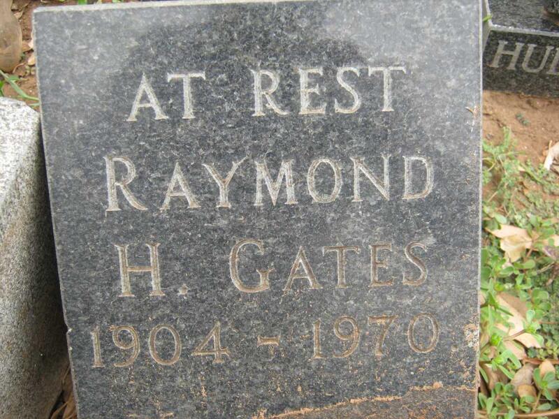 GATES Raymond H. 1904-1970