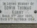 KENNY Edwin Thomas 1905-1964