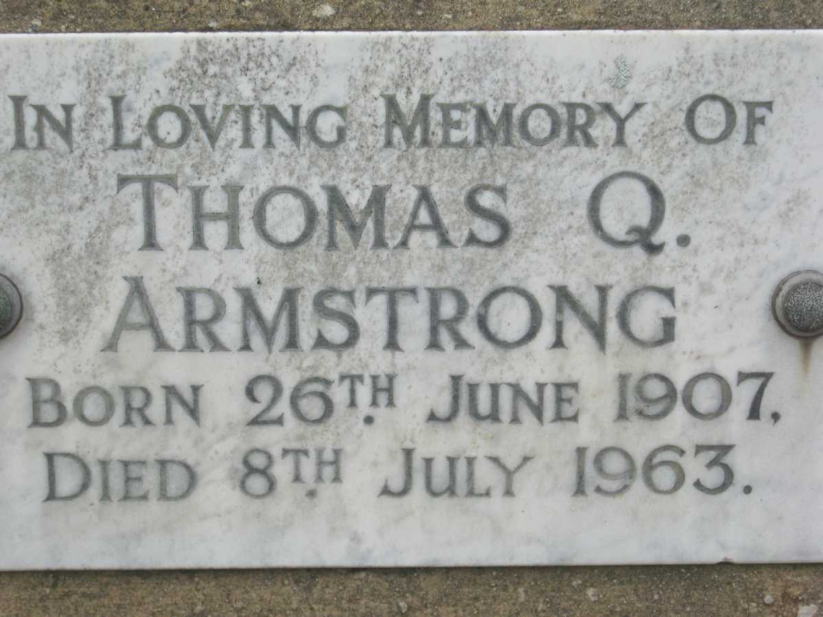 ARMSTRONG Thomas Q. 1907-1963
