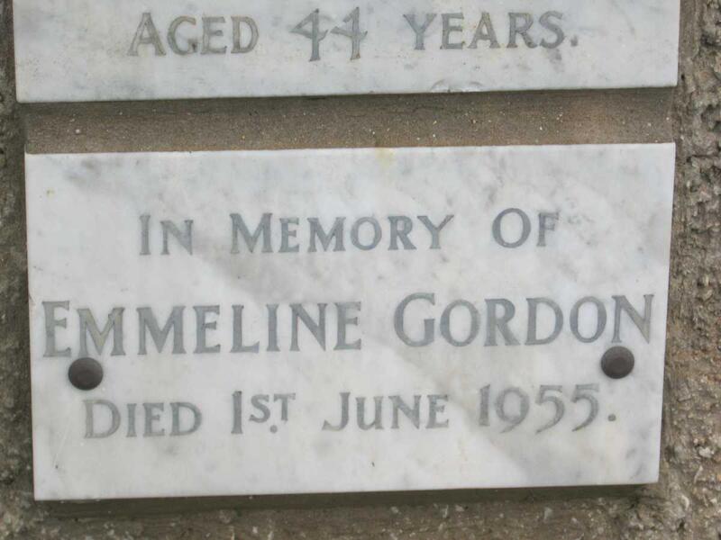 GORDON Emmeline -1955