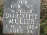 MULLER Dorothy -1984