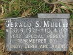 MULLER Gerald S. 1921-1991