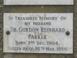 PARKER Gordon Reinhard 1904-1956