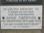 GARDINER Annie 1891-1957