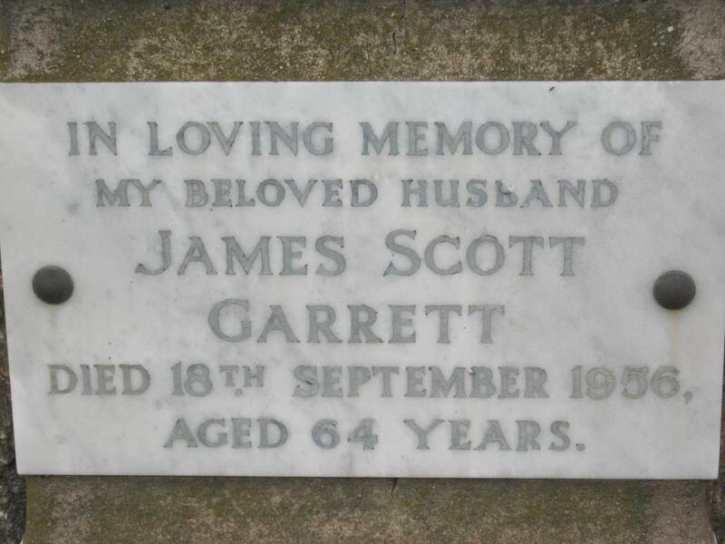 GARRETT James Scott -1956