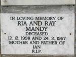 MANDY Ray -1957 & Ria -1998