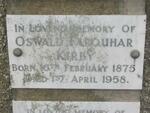 KIRBY Oswald Farquhar 1875-1958