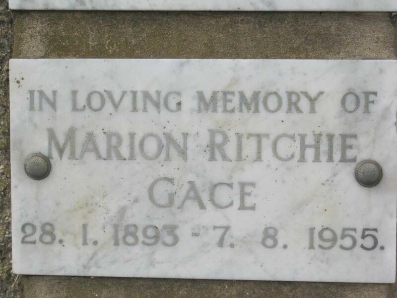 GACE Marion Ritchie 1893-1955