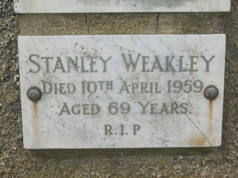 WEAKLEY Stanley -1959