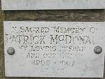 McDONALD Patrick 1909-1967