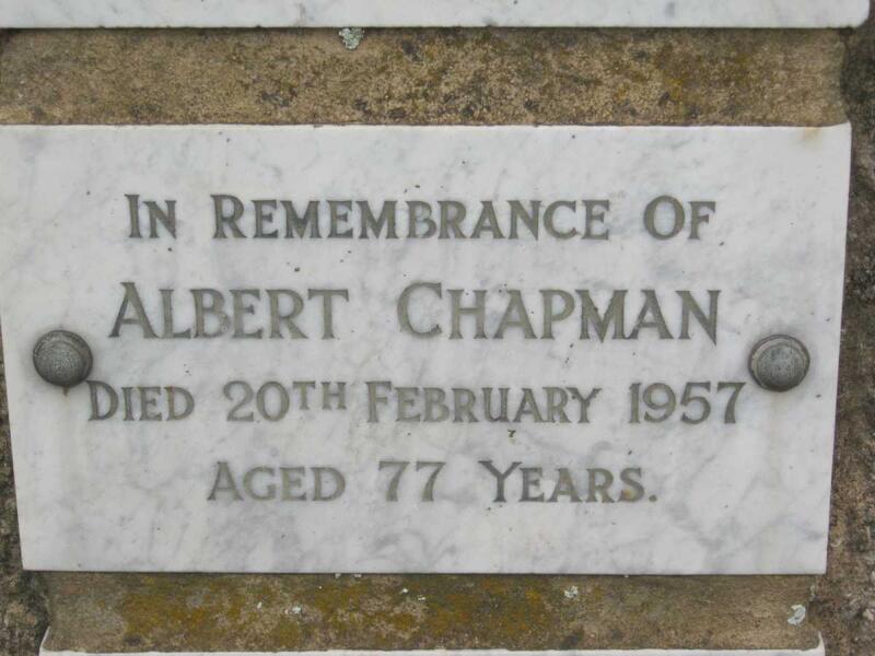 CHAPMAN Albert -1957